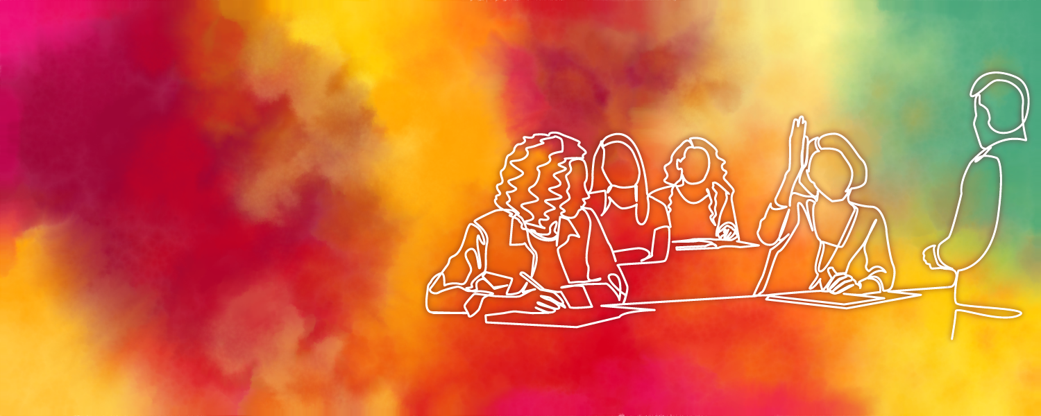 Students in a classroom