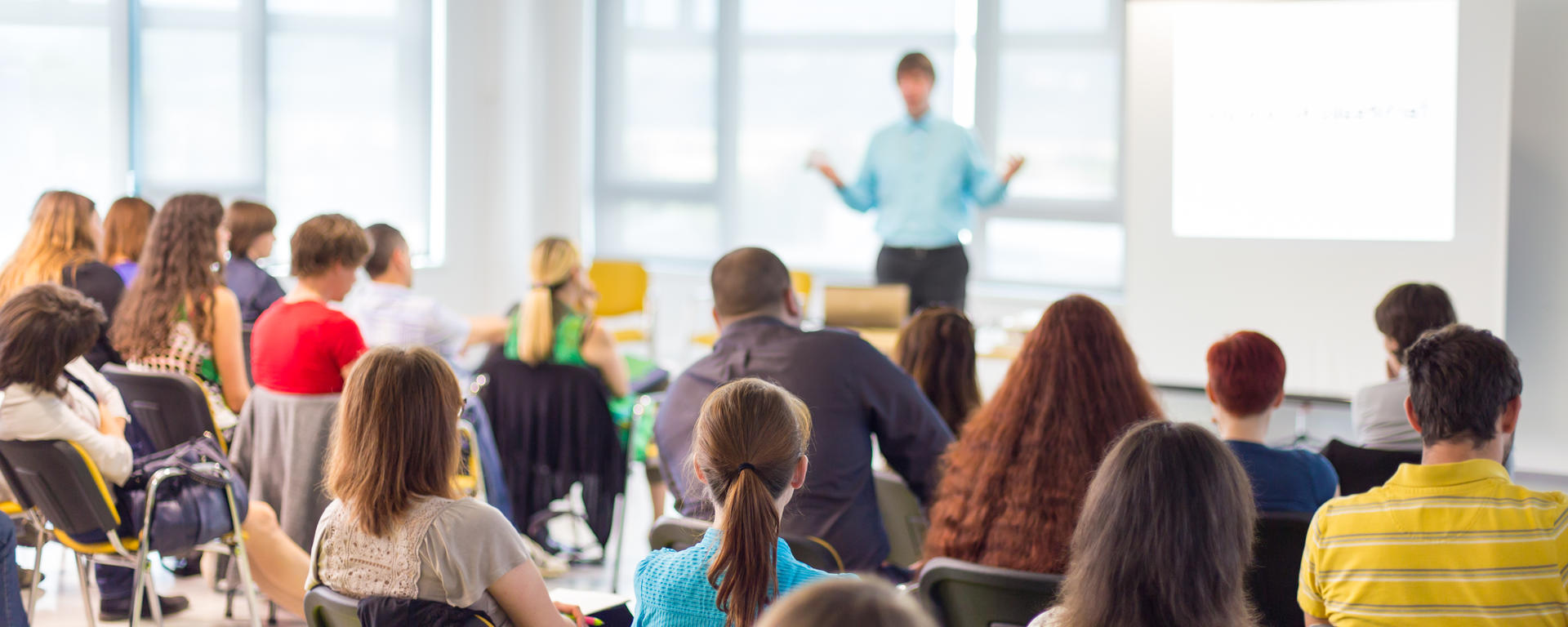 Students in a classroom