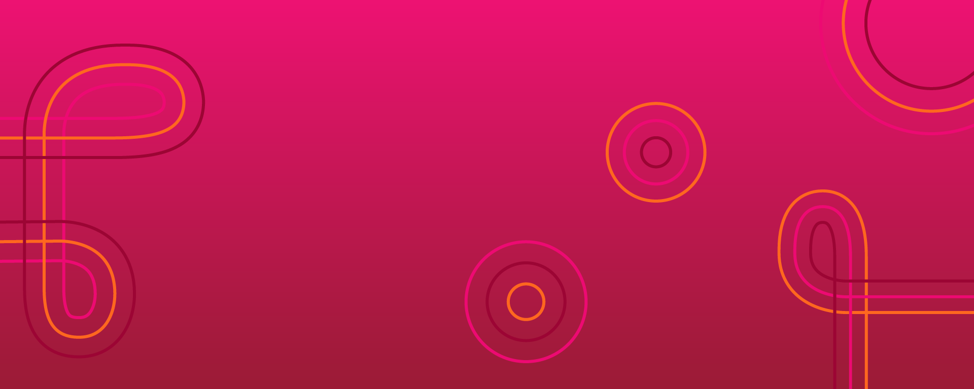 Pink and berry background with orange and pink swirls on top
