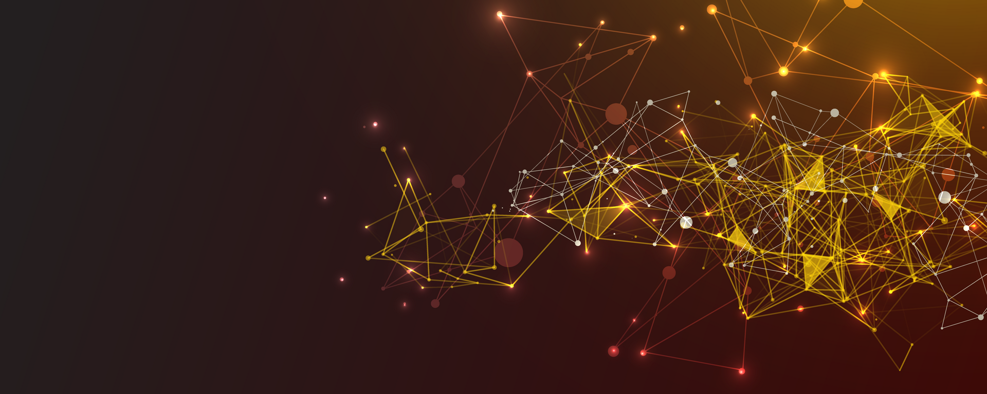 A network of digital nodes.