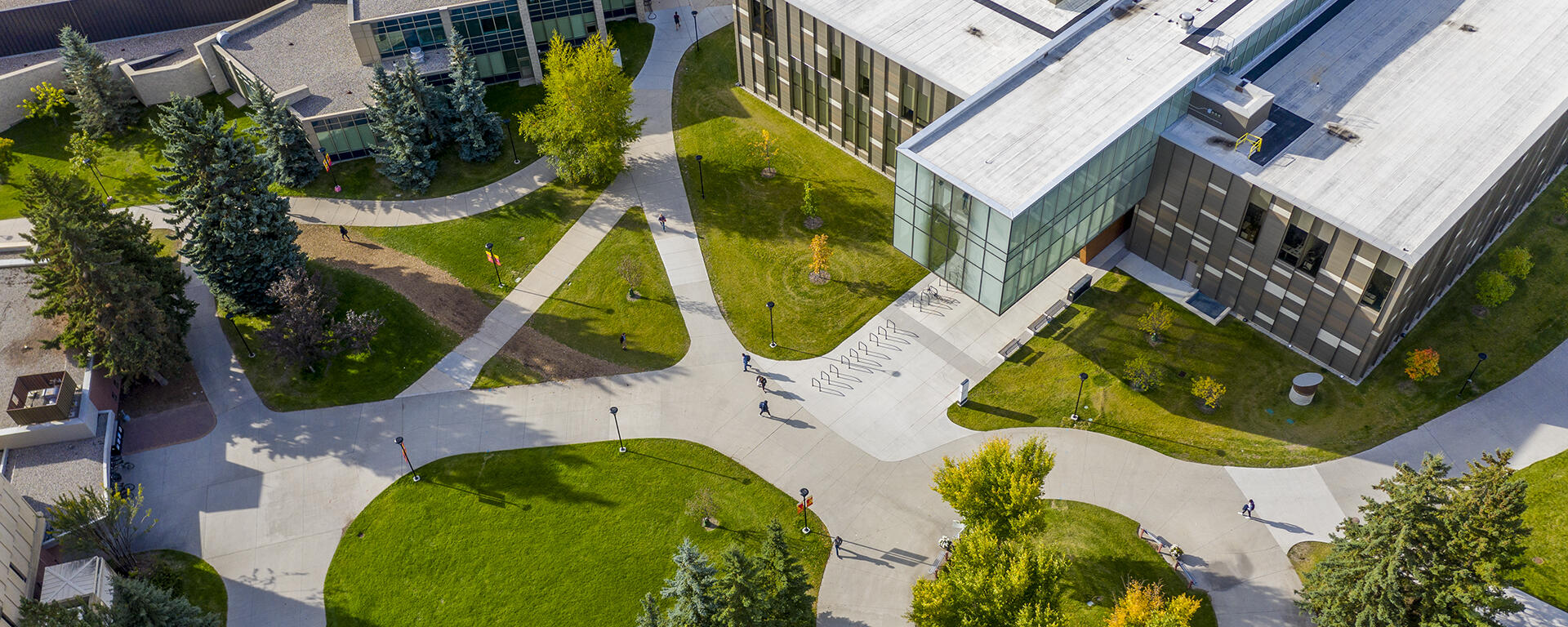 Taylor Institute photo from the air