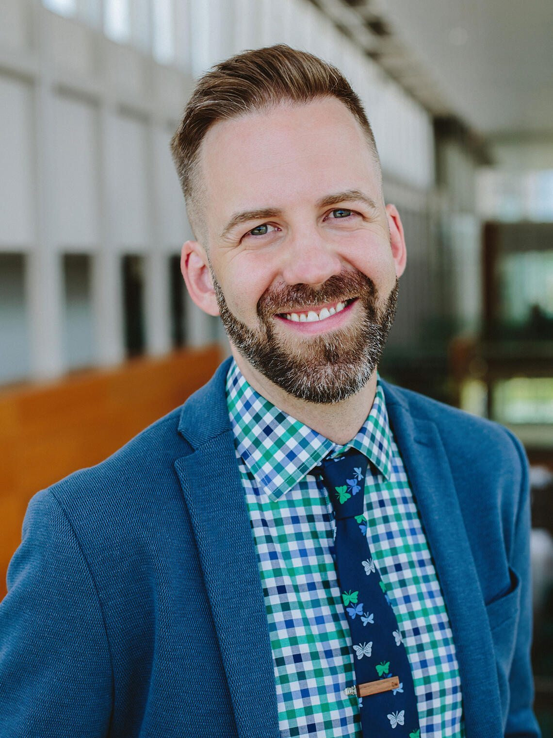 A portrait of Dr. Derritt Mason, PhD | Acting Senior Director, Taylor Institute for Teaching and Learning 