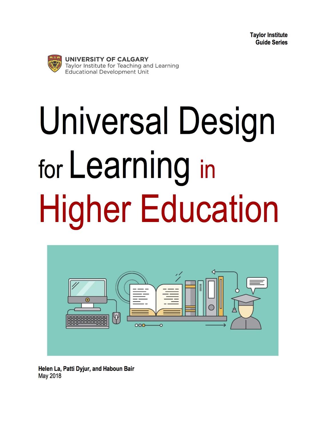 Universal Design for Learning in Higher Education