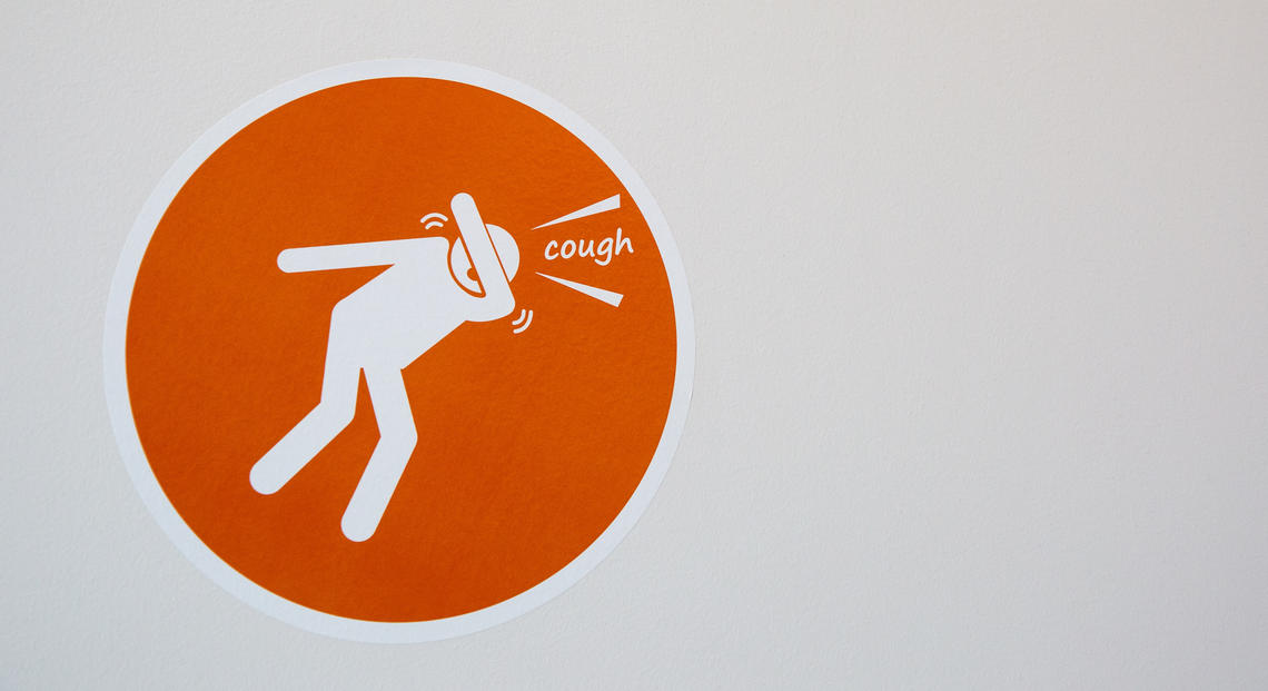 Coughing sign Coughing sign