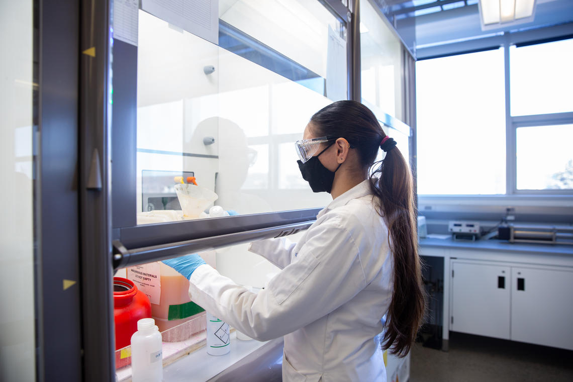Girl in lab Girl in lab
