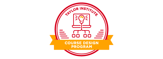 Course Design Program Badge