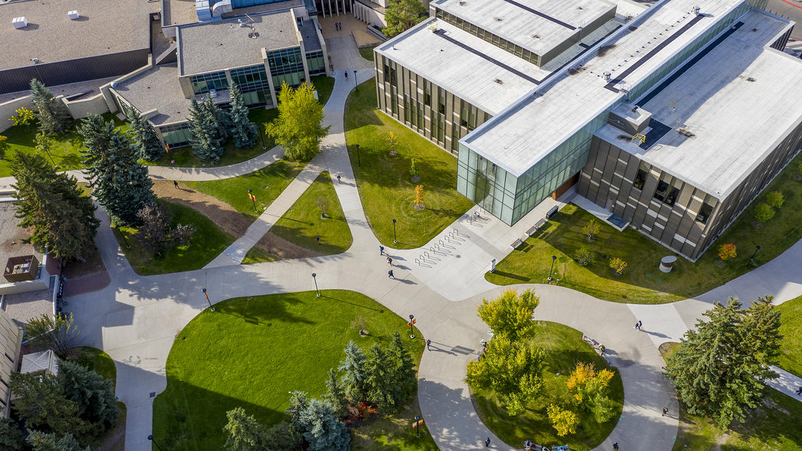 Taylor Institute building view from above