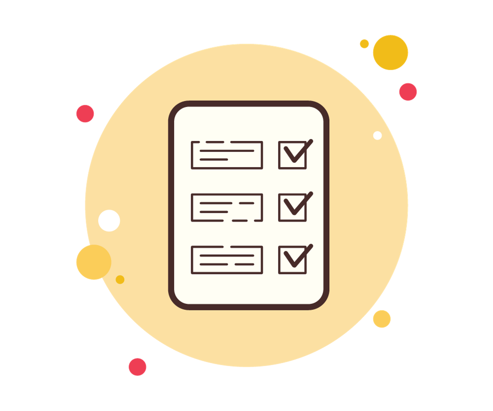 Grading and assessment checlist graphic