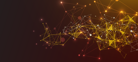 A network of digital nodes.