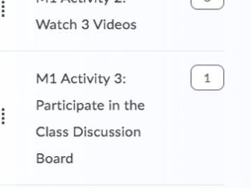 Order activities in learning modules