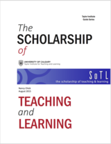 The Scholarship of Teaching and Learning (SoTL)