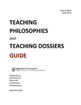 Teaching Philosophies and Teaching Dossiers Guide