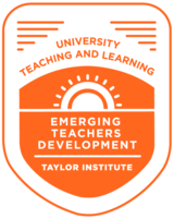 Emerging Teachers Development Badge