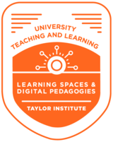 Learning Spaces & Digital Pedagogies Badge