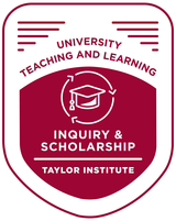 Badge - Inquiry and Scholarship in Teaching and Learning
