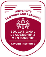 Educational Leadership and Mentorship badge.