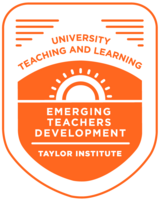Emerging Teachers badge image