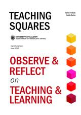 Teaching Squares: Observe and Reflect on Teaching and Learning