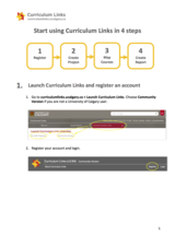 Curriculum Links Quickstart Guide
