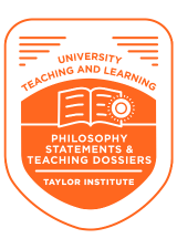 Philosophy Statements and Teaching Dossiers badge.