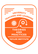 Theories and Practices badge.